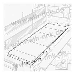 Kippbrücke - HW80 - 5mm Bodenblech