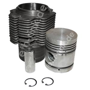 Brillenkolben+Laufbuchse - GT124 - komplett - Ø 80,5 - reg. Tausch