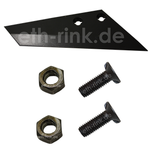 Flügelschar - rechts - mit Schrauben