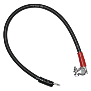 Batteriekabel - Plus - 0,6m lang - Kupfer