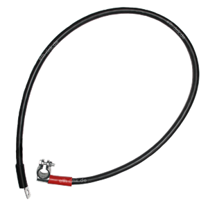 Batteriekabel - Plus - 1,0m lang - Kupfer