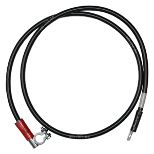 Batteriekabel - Plus - 1,5m lang - Kupfer