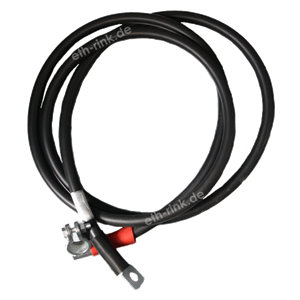 Batteriekabel - Plus - 2,0m - lang - Kupfer