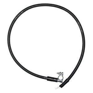 Batteriekabel - Minus - 1,0m lang - Kupfer