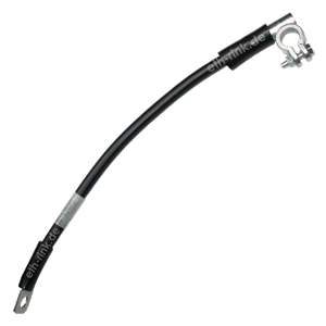 Batteriekabel - Minus - 0,3m lang - Kupfer