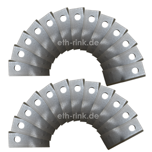 Kreiselmäherklingen - links - Packung - für Krone