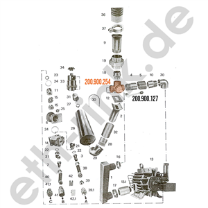 Vierwegehahn - HTS100 - für Zellenverdichter