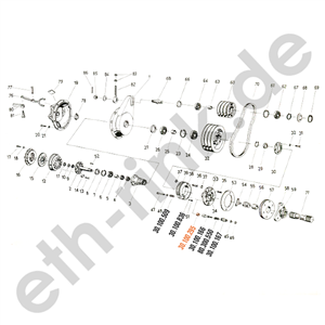 Bohrbuchse - T174 - für Fliehkörperkupplung