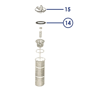 Dichtung - T174 -  für Deckel Ölbehälter