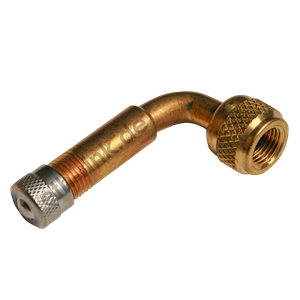 Ventilverlängerung - 21x35/90  lang - gebogen