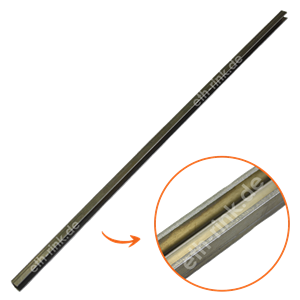 Aluschiene - M25 - für Seitenscheibe - für Tür - hinten