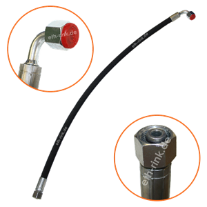 Hydraulikschlauch - MTS 80/920 - M20 - mit 90' Winkel