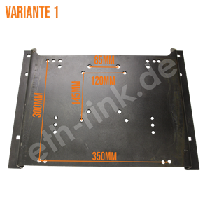 Grundplatte - MTS 80 - für Fahrersitz Nachbau