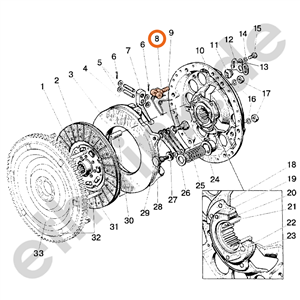 Gabel - MTS - für Kupplungsautomat - Nachbau