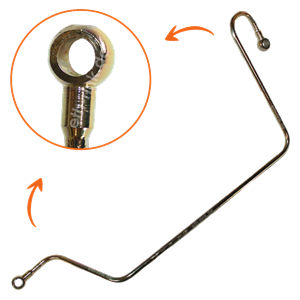 Ölleitung - Zetor - für Kraftstoffanlage