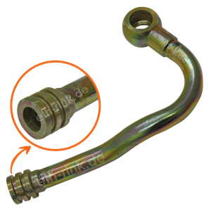 Druckrohr - Zetor - für Ölpumpe - vollständig
