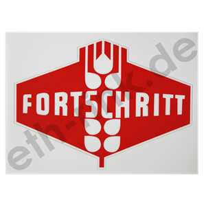 Aufkleber "Fortschritt" - Ähre - Logo - groß