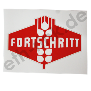 Aufkleber "Fortschritt" - Ähre - Logo - klein