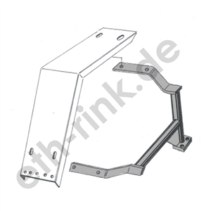 Halter - ZT 323 - für Kotflügel - vorn - links