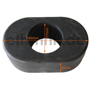 Gummipuffer - HW80 - für Anhängekupplung - A108 - Sonderausführung