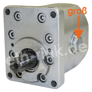 Hydraulikpumpe - A16 - rechts - 6 Nuten - reg. Tausch