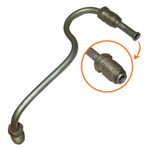 Bremsrohr - ZT - für Radbremszylinder - rechts